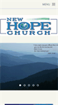 Mobile Screenshot of newhopebgr.org