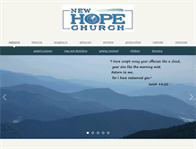 Tablet Screenshot of newhopebgr.org